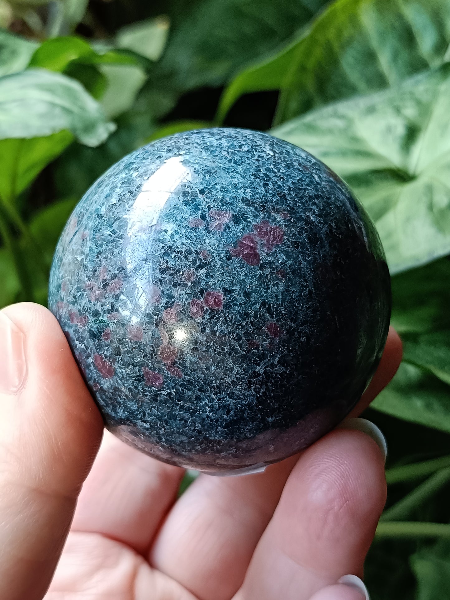 Ruby Kyanite Sphere - 368g