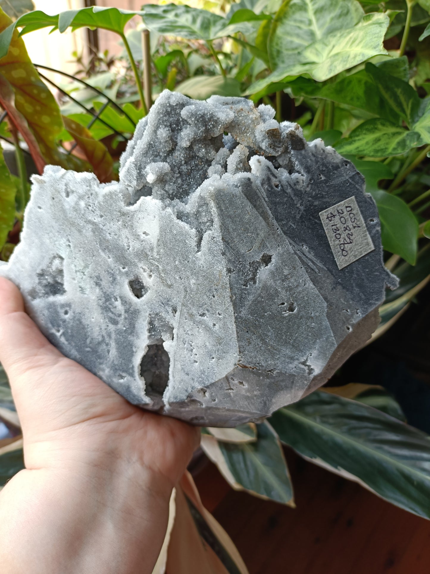 Druzy Quartz Chalcedony Specimen - 2083g