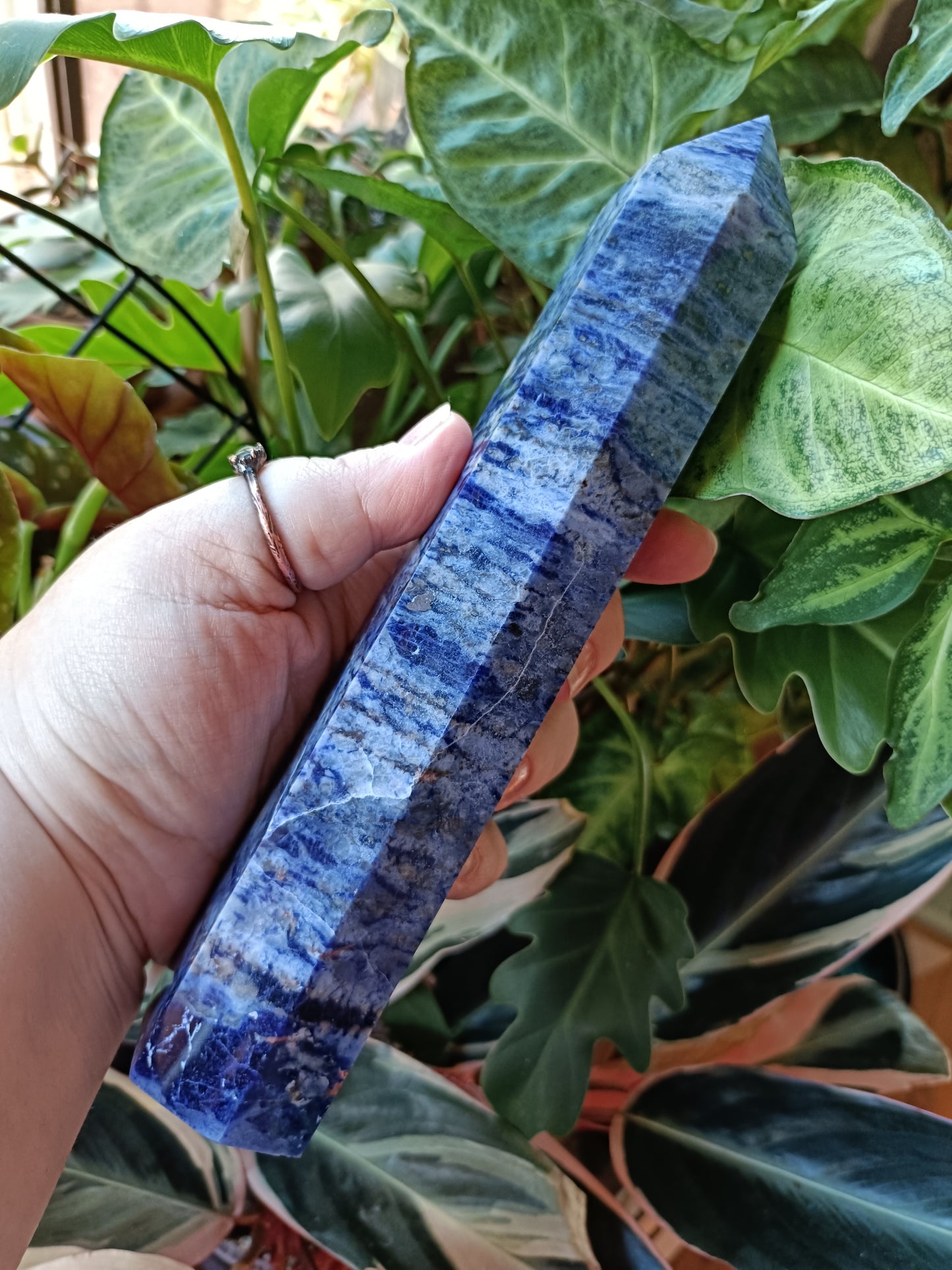 'Denim' Sodalite Tower - 550g