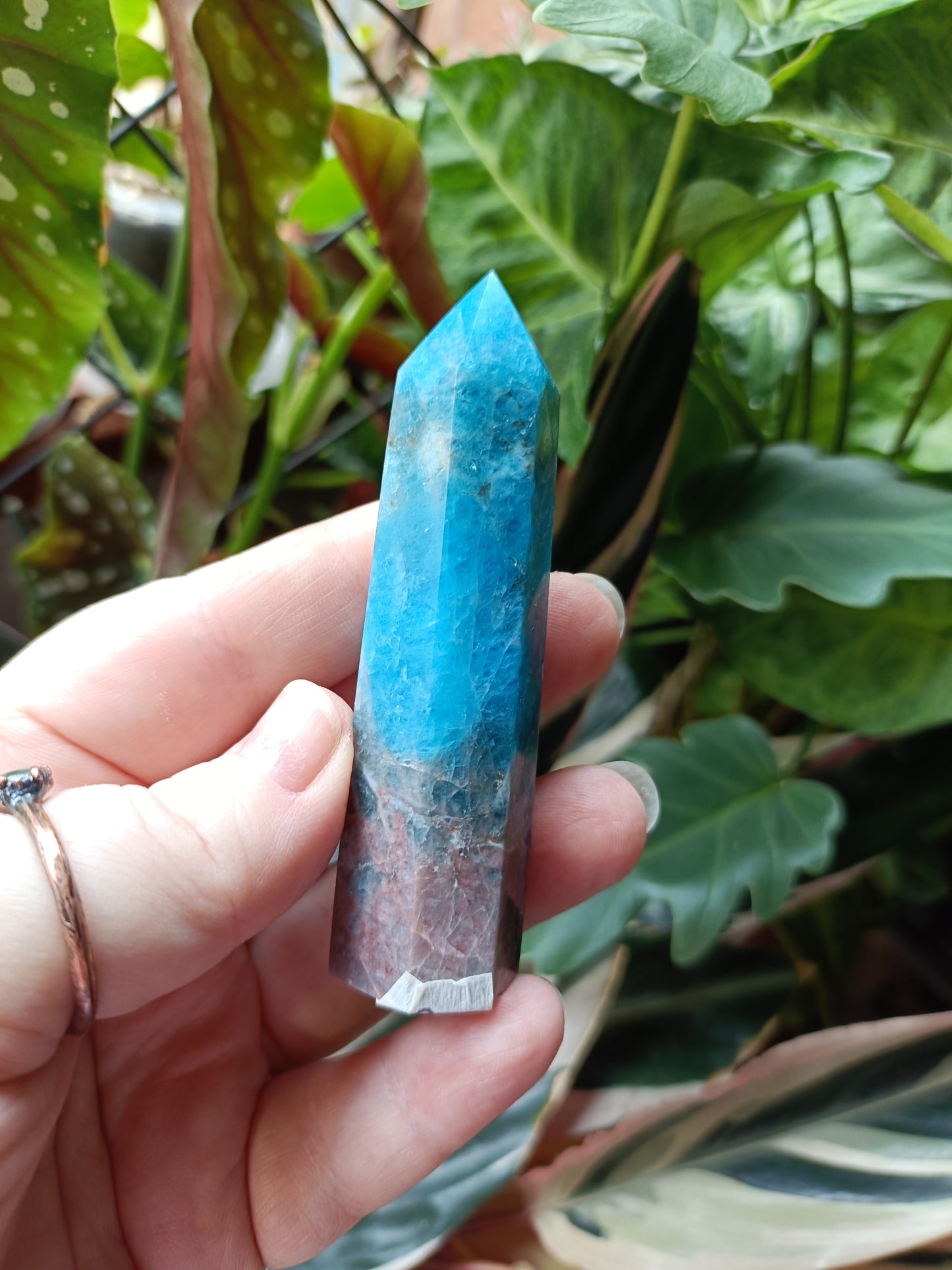 Blue Apatite Tower - 55-65g