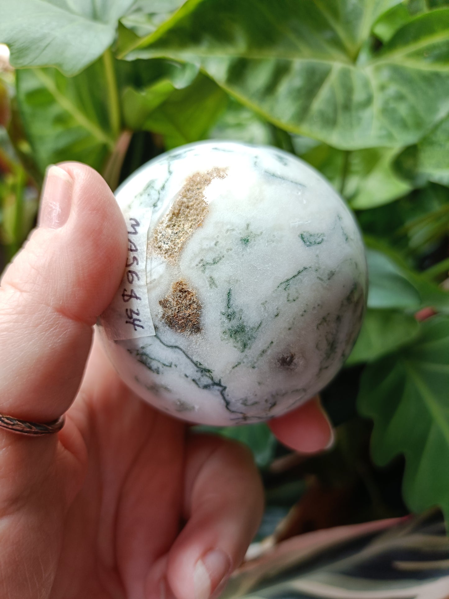 Moss Agate Sphere - 374g
