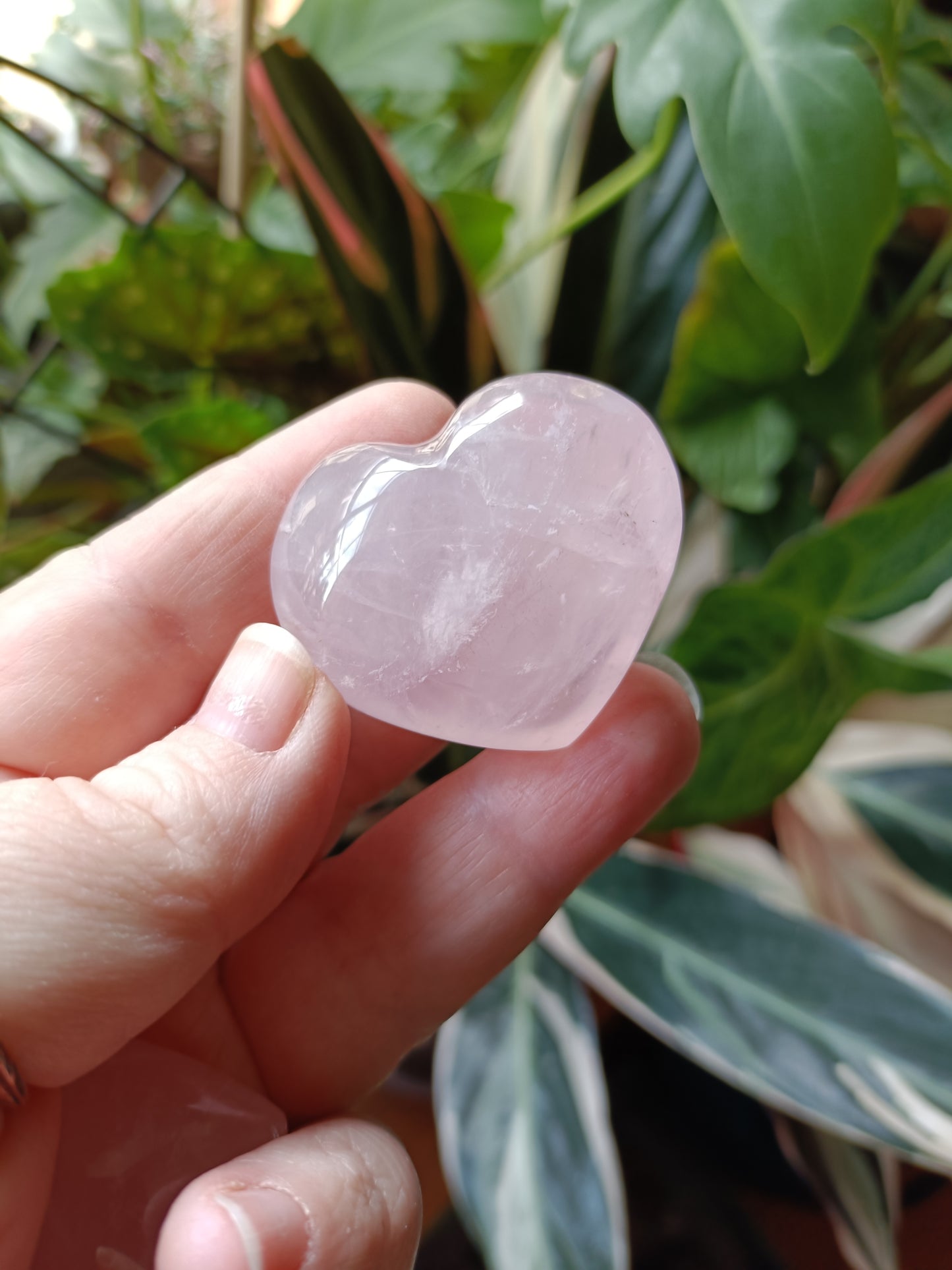 Rose Quartz Small Puffy Hearts - 30-60g