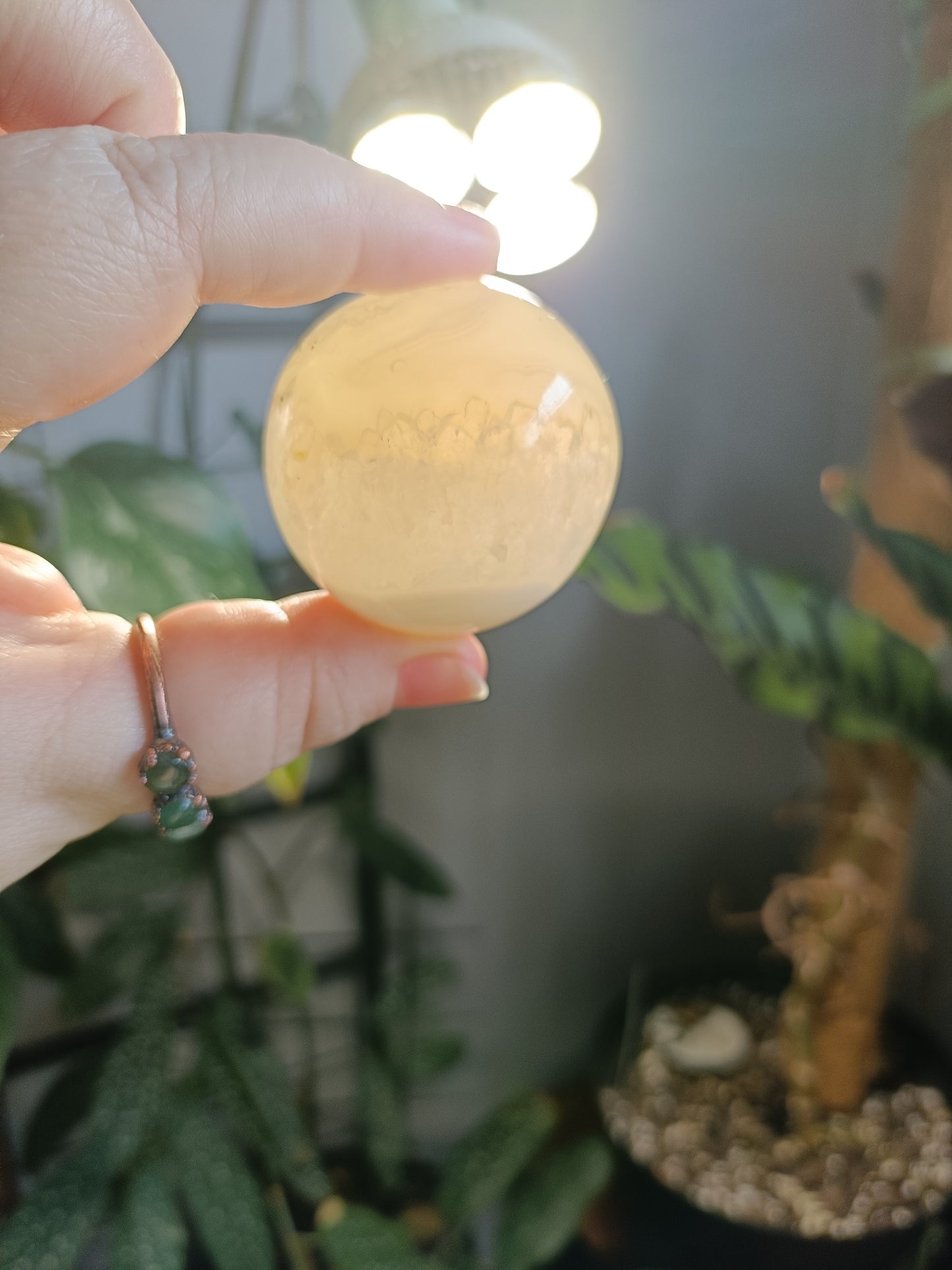 Druzy Agate Sphere - 131g