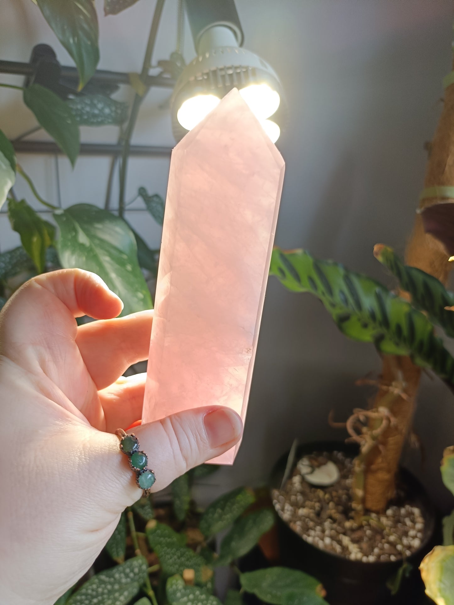 Rose Quartz Tower - 360g
