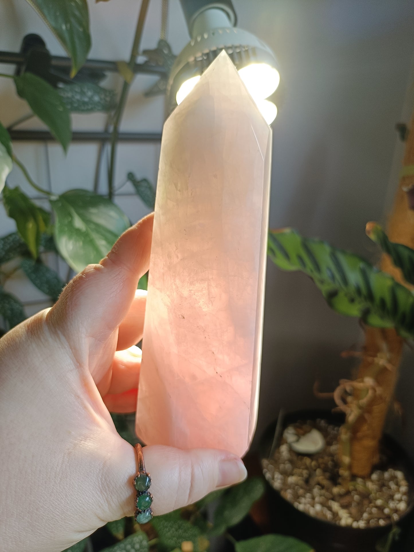 Rose Quartz Tower - 573g