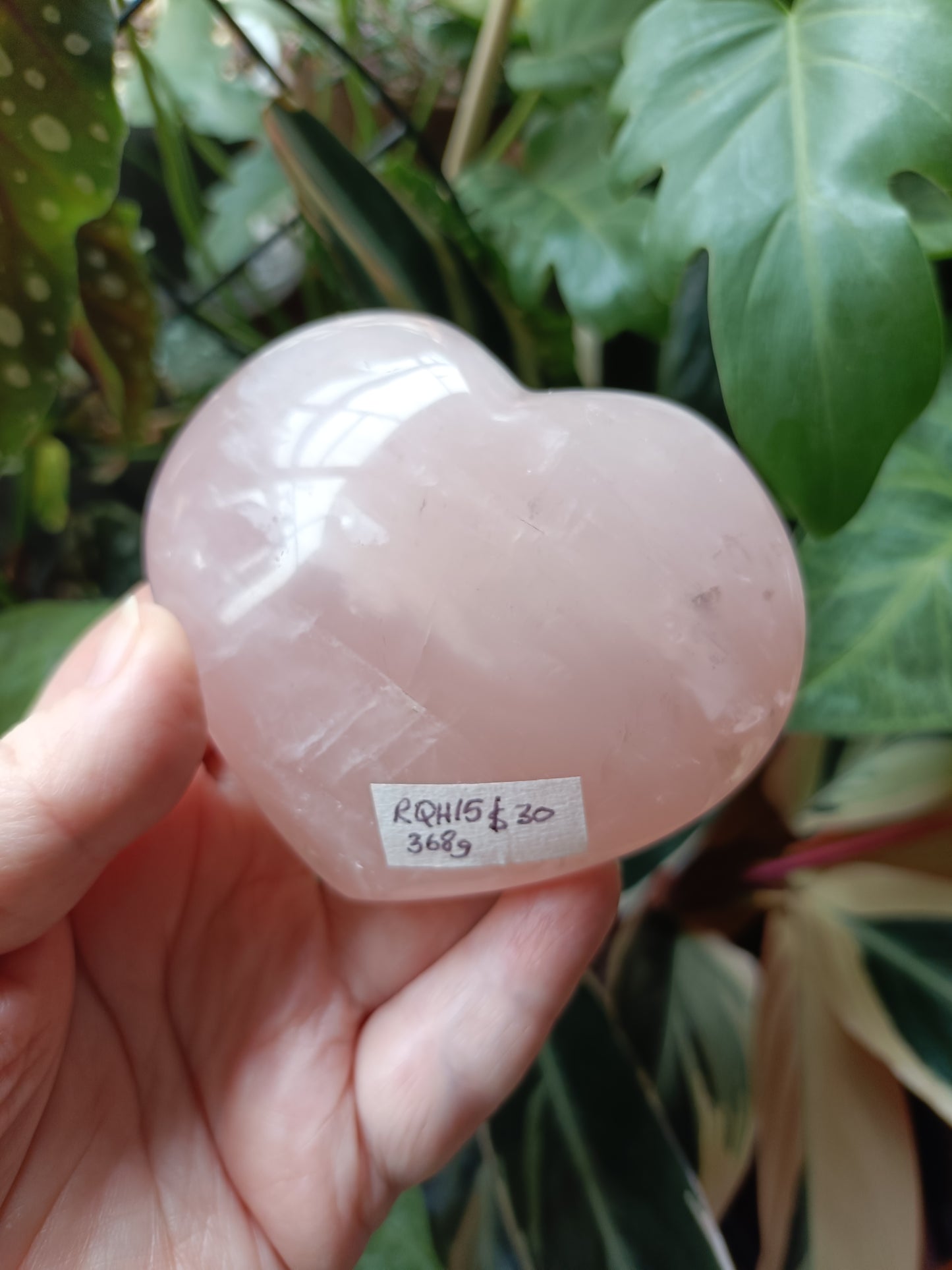 Rose Quartz Puffy Heart - 368g