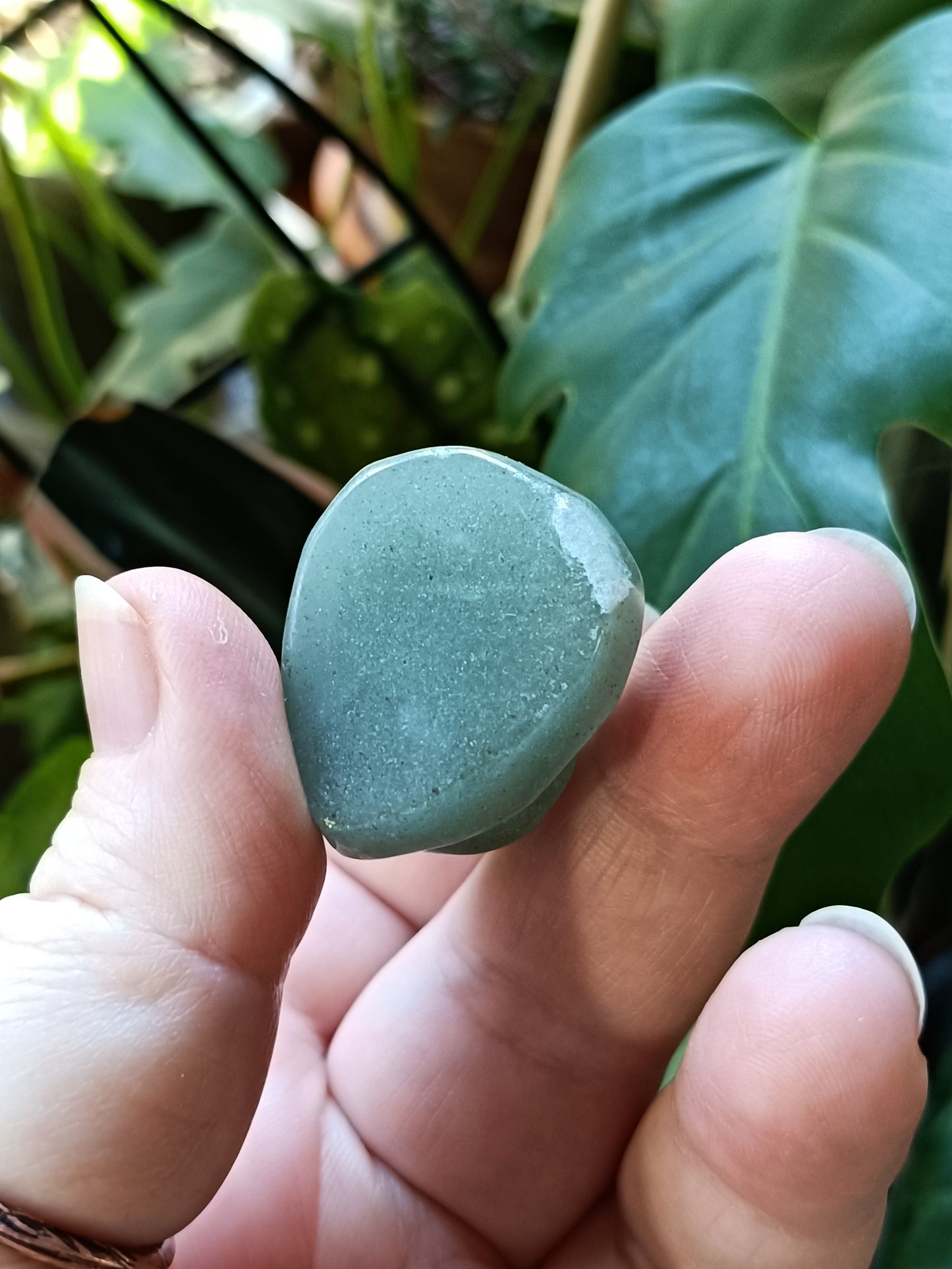 Green Adventurine Mini French Bulldog Carving - 25-30g