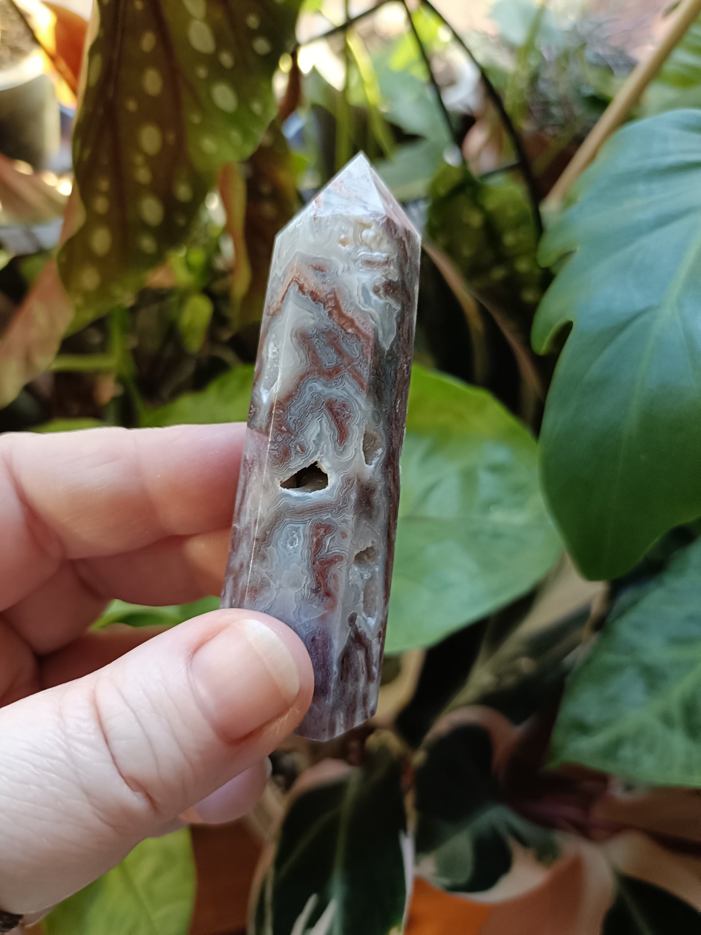 Mexican Lace Agate Towers - 40-70g