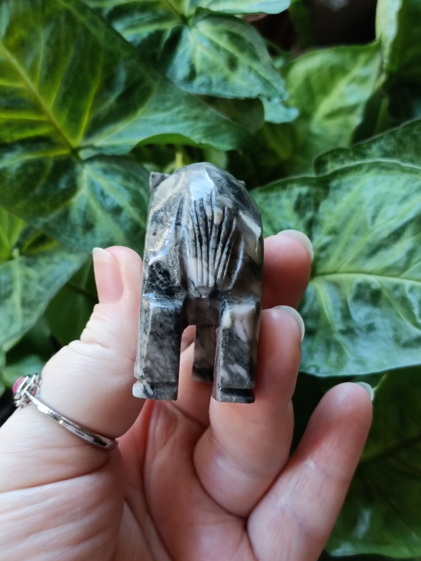 Soapstone (Steatite) Bear Carving - 148g