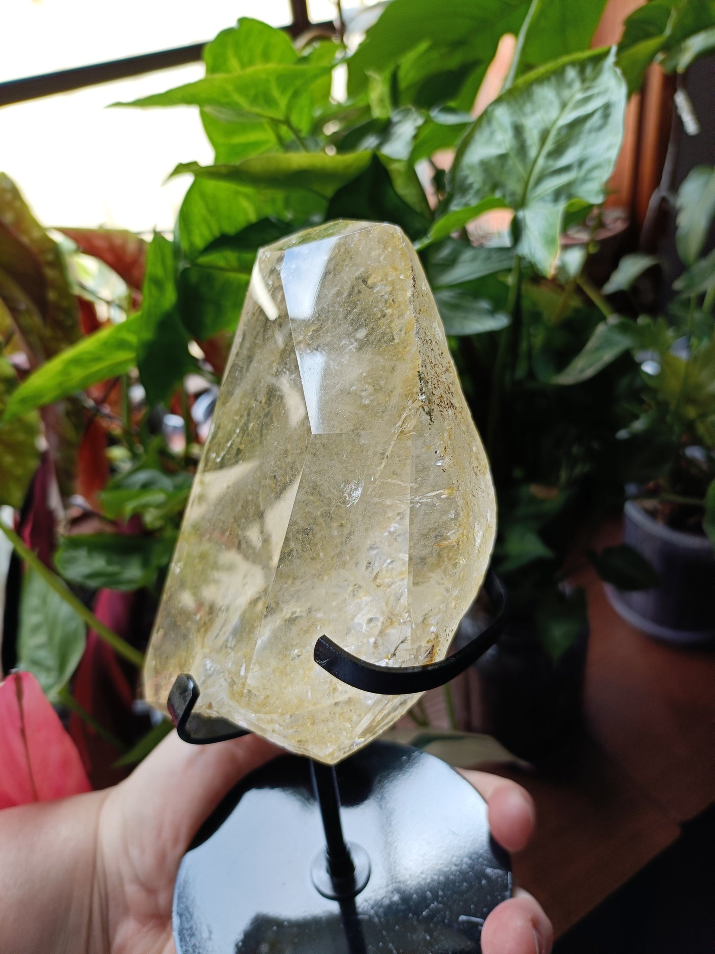 Golden Healer Face Polished Raw Specimen - 787g