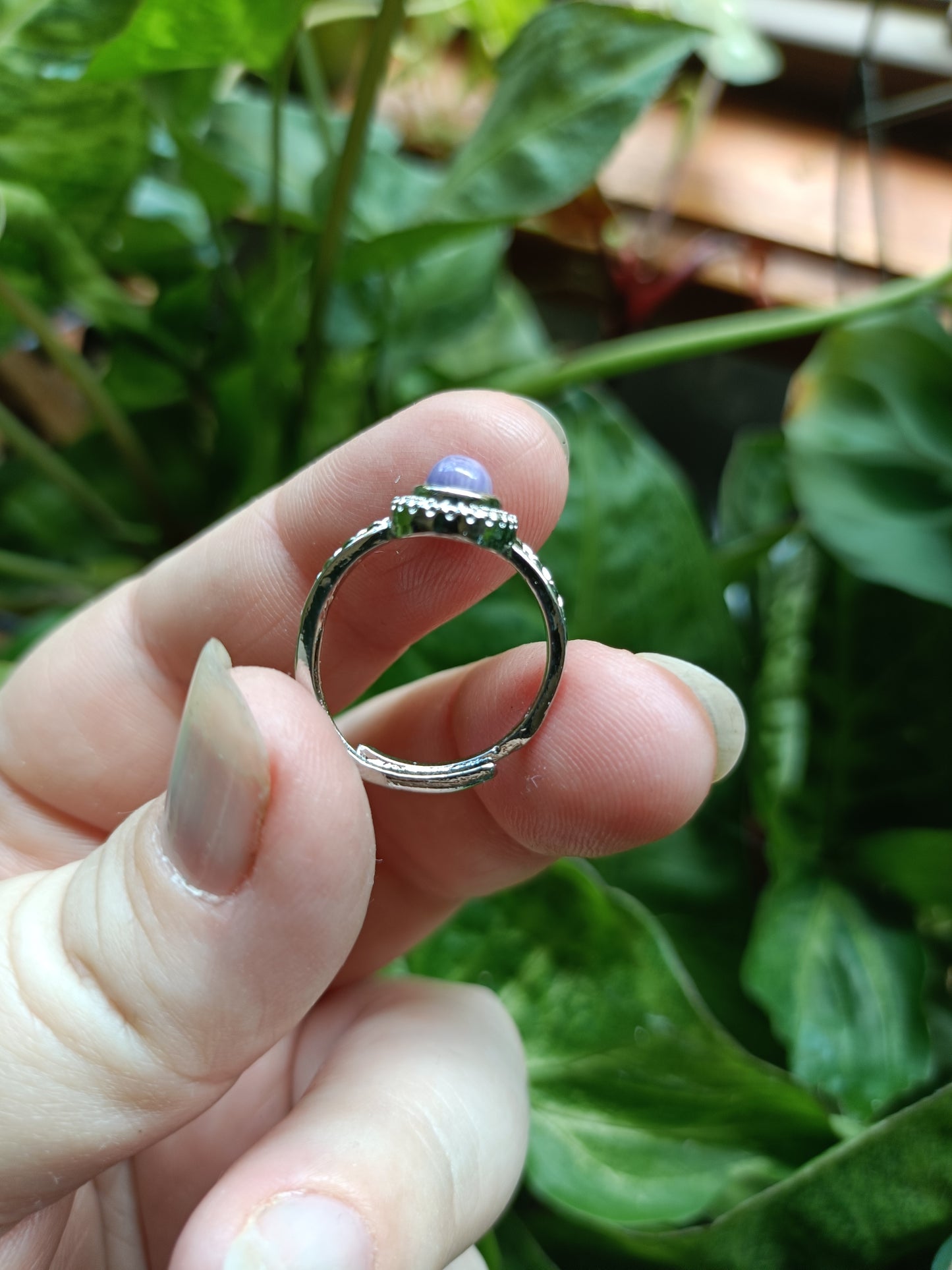 Charoit Ring - Silver-Plated Copper