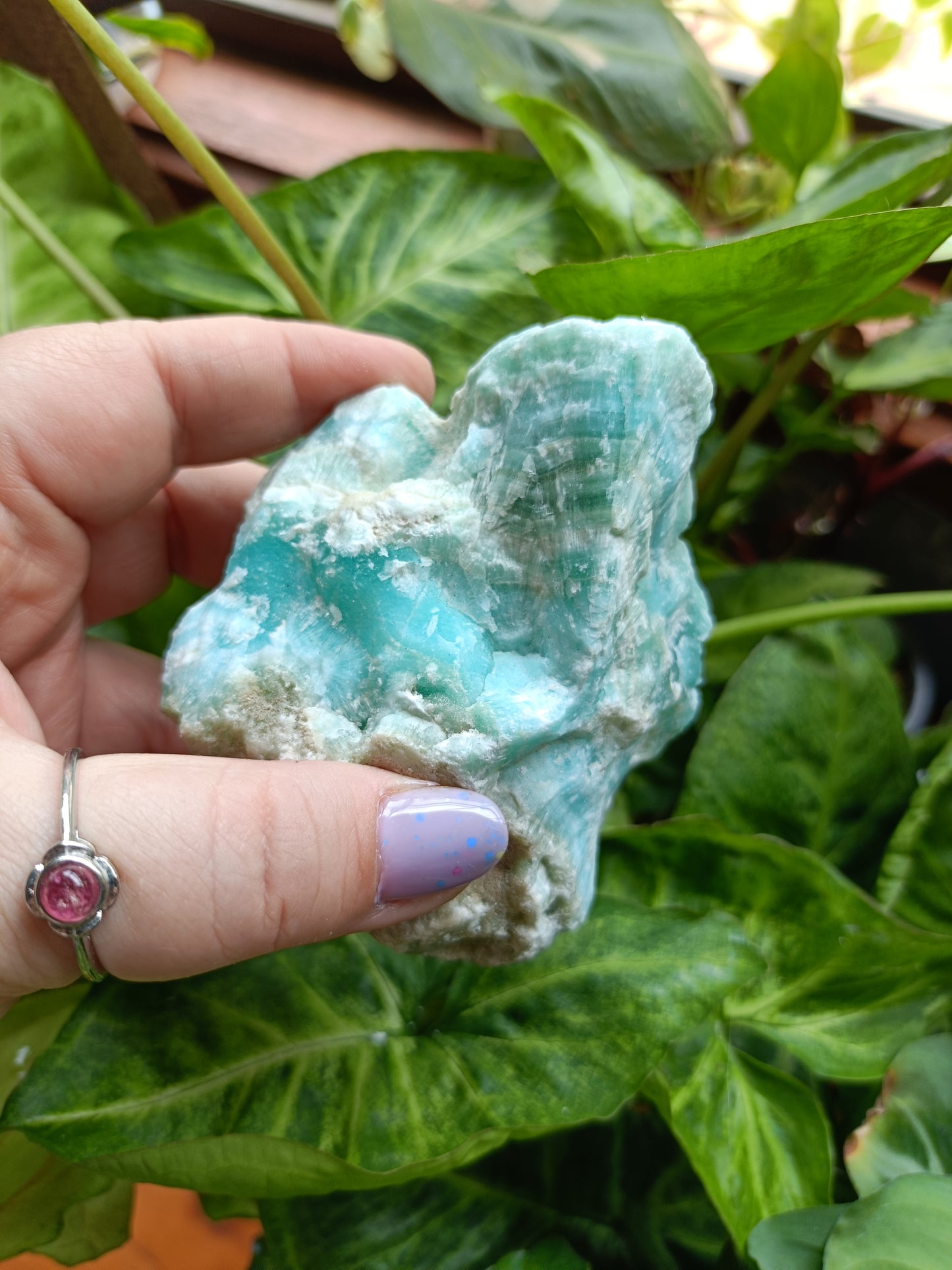 Blue Aragonite Rough Specimen - 344g