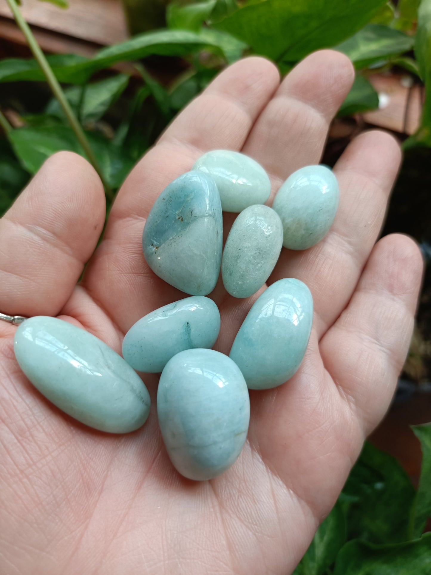 Aquamarine SMALL Tumbles - 50g