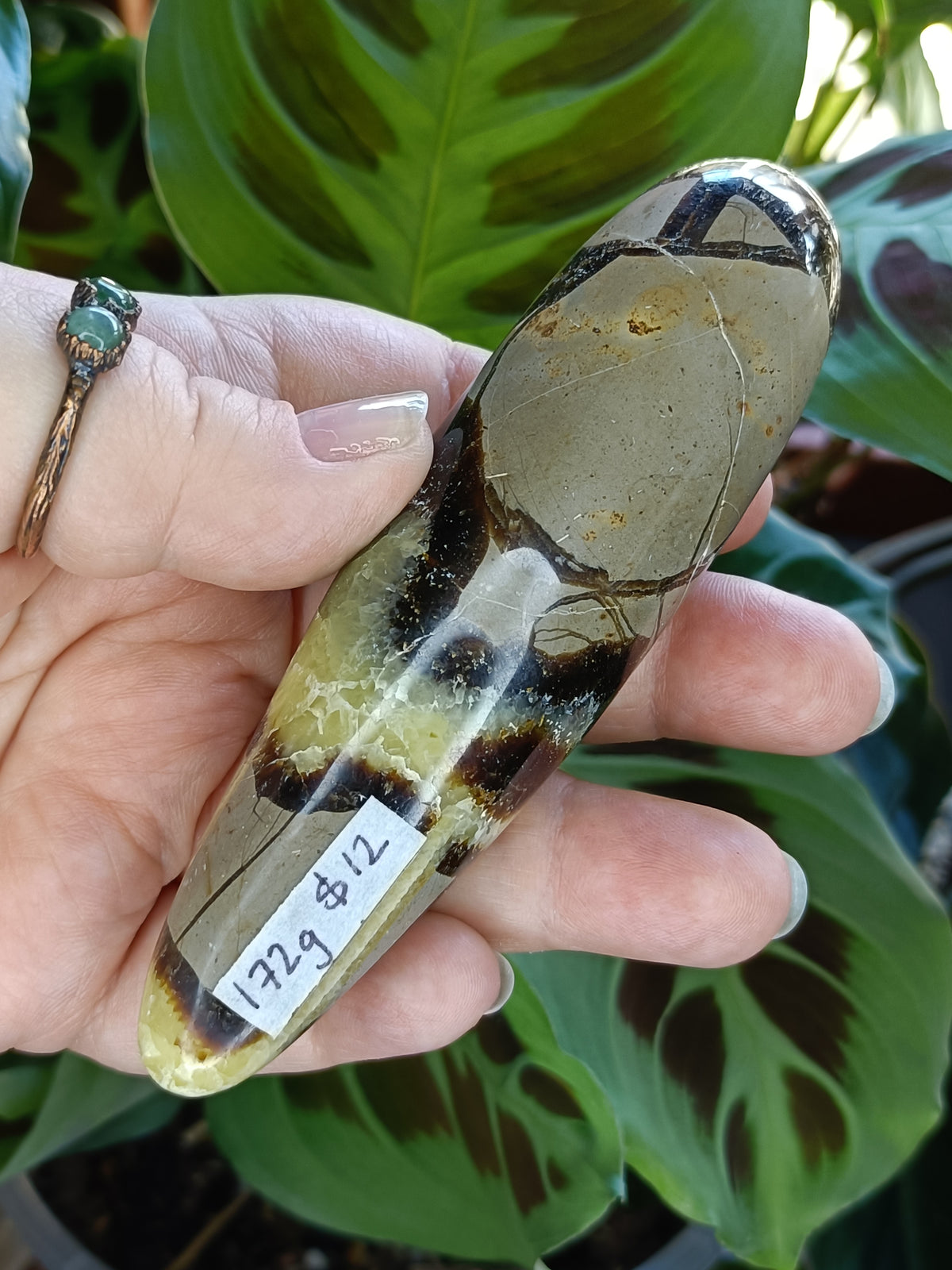 Septarian 'Dragon Stone' Wand - 172g