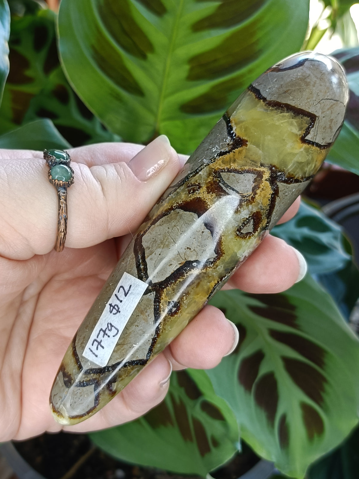 Septarian 'Dragon Stone' Wand - 177g