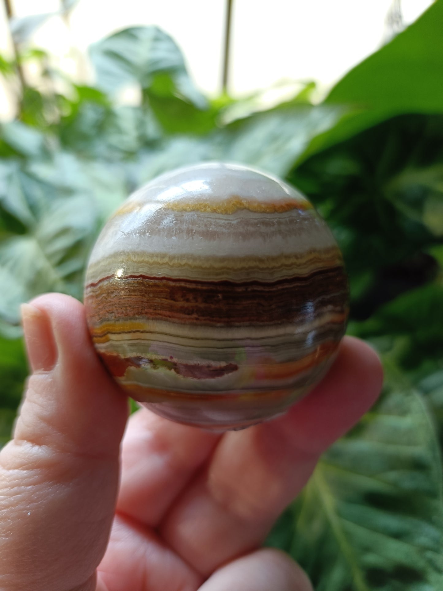 Banded Calcite Sphere - 165g
