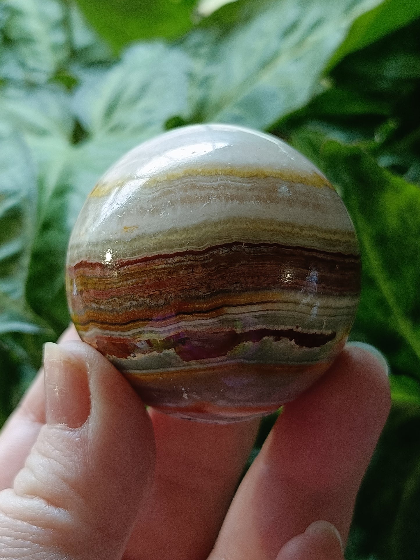 Banded Calcite Sphere - 165g