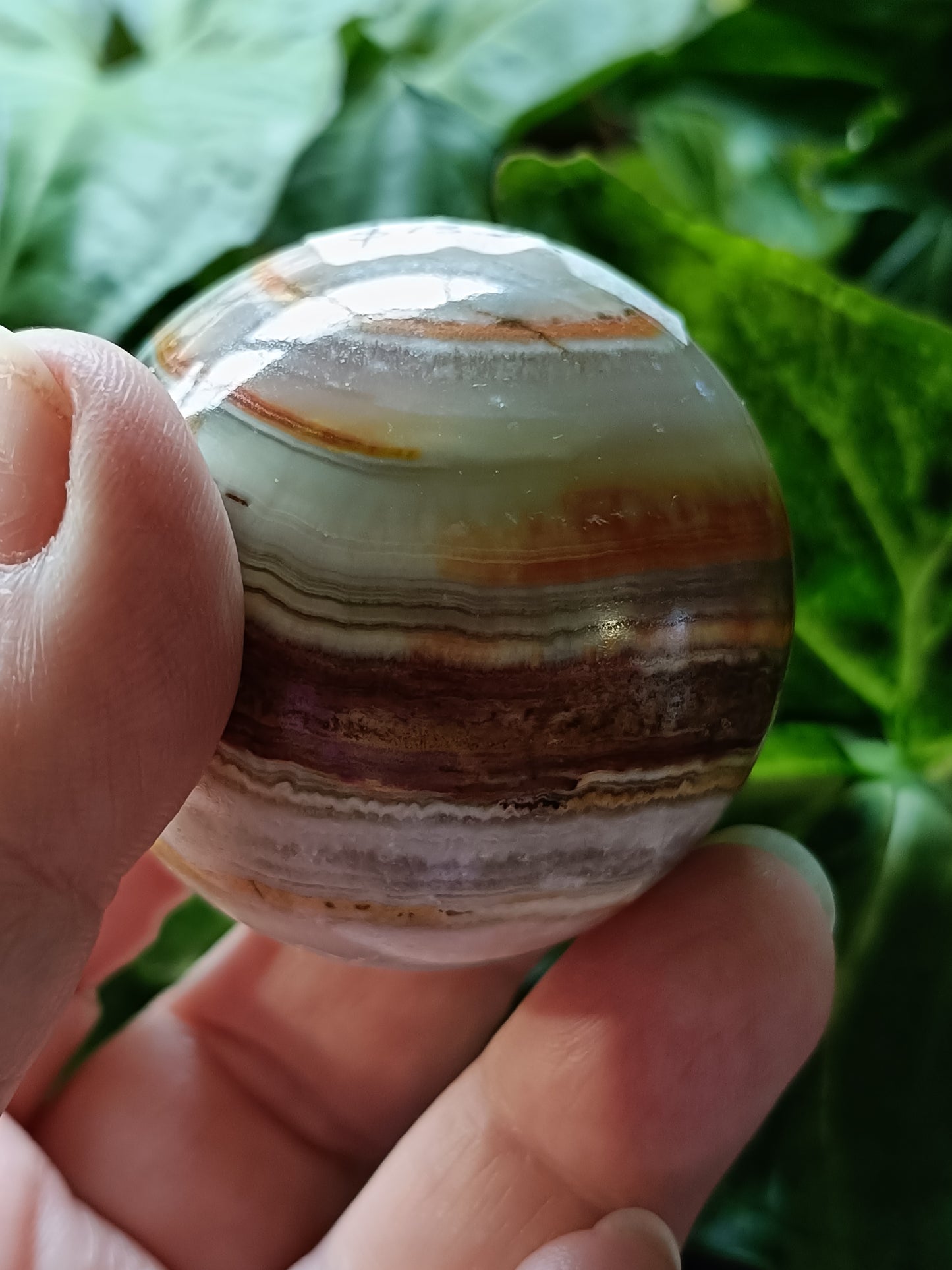 Banded Calcite Sphere - 165g