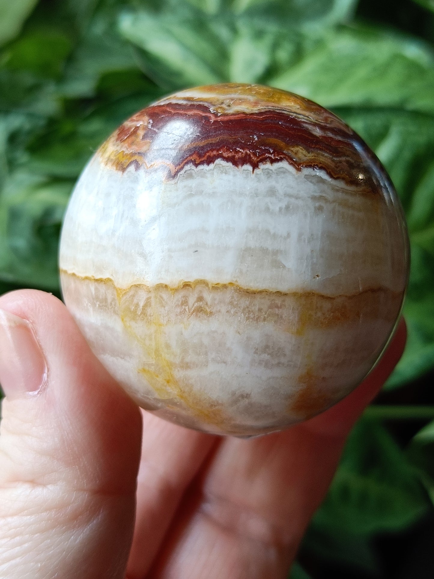 Banded Calcite Sphere - 165g