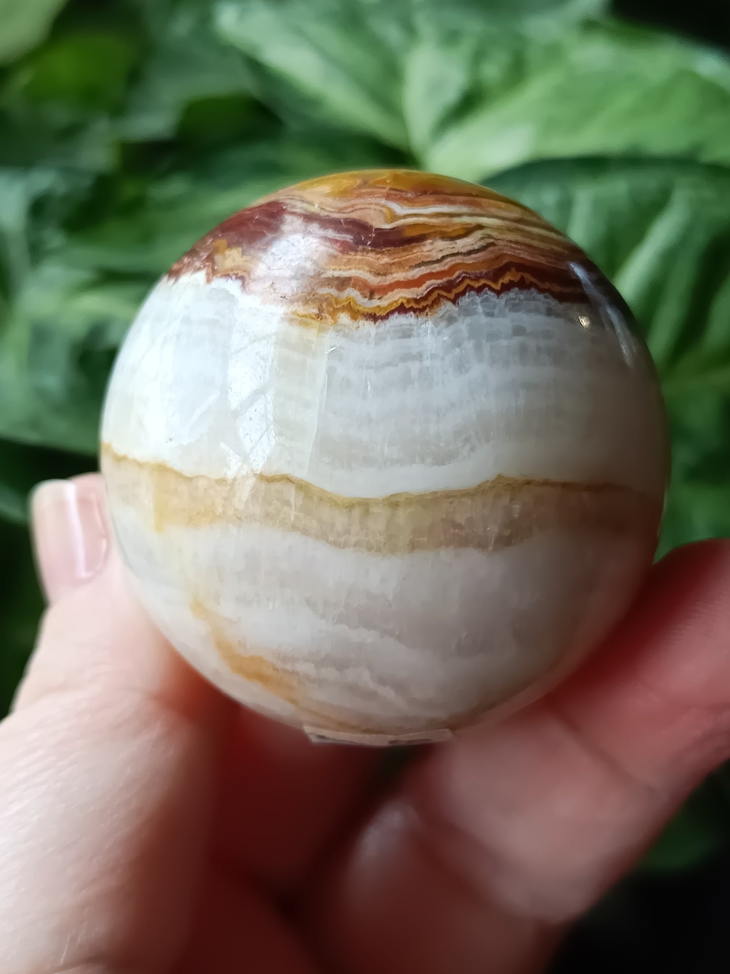 Banded Calcite Sphere - 165g