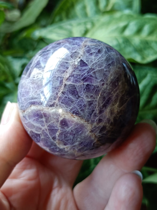 Chevron Amethyst Sphere - 252g