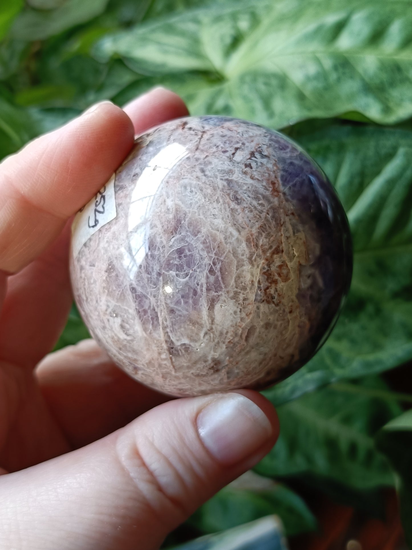 Chevron Amethyst Sphere - 252g