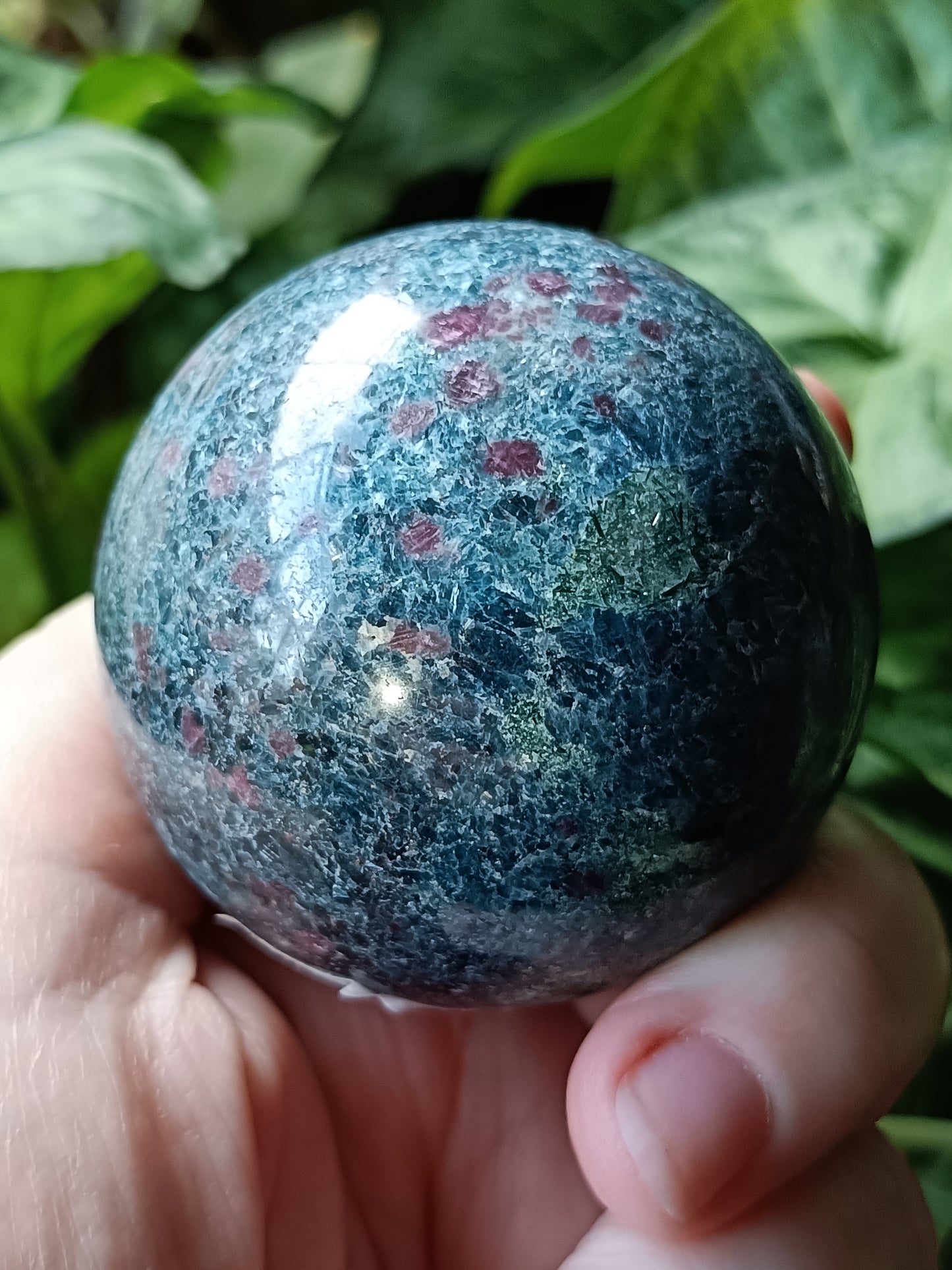 Ruby Kyanite Sphere - 368g