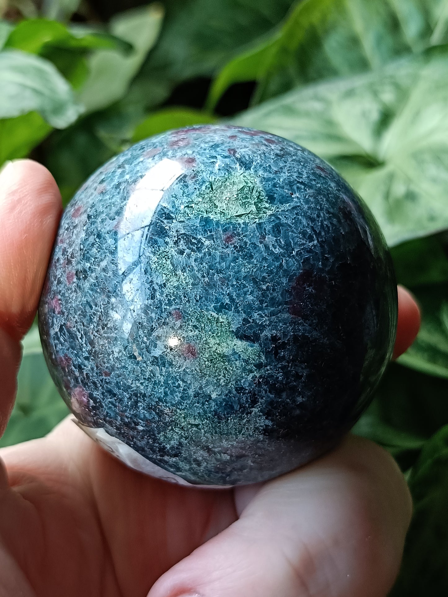 Ruby Kyanite Sphere - 368g