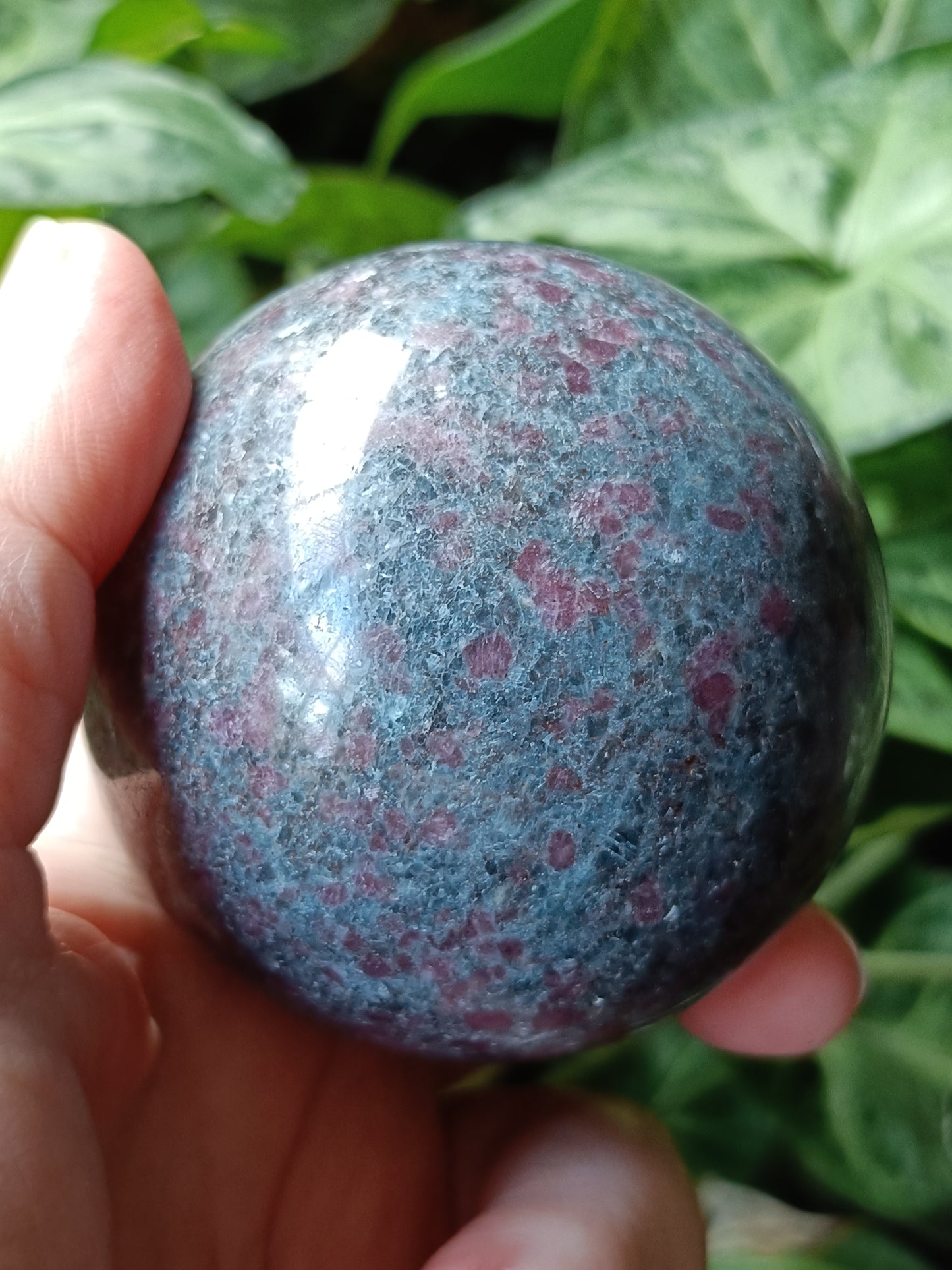Ruby Kyanite Sphere - 555g