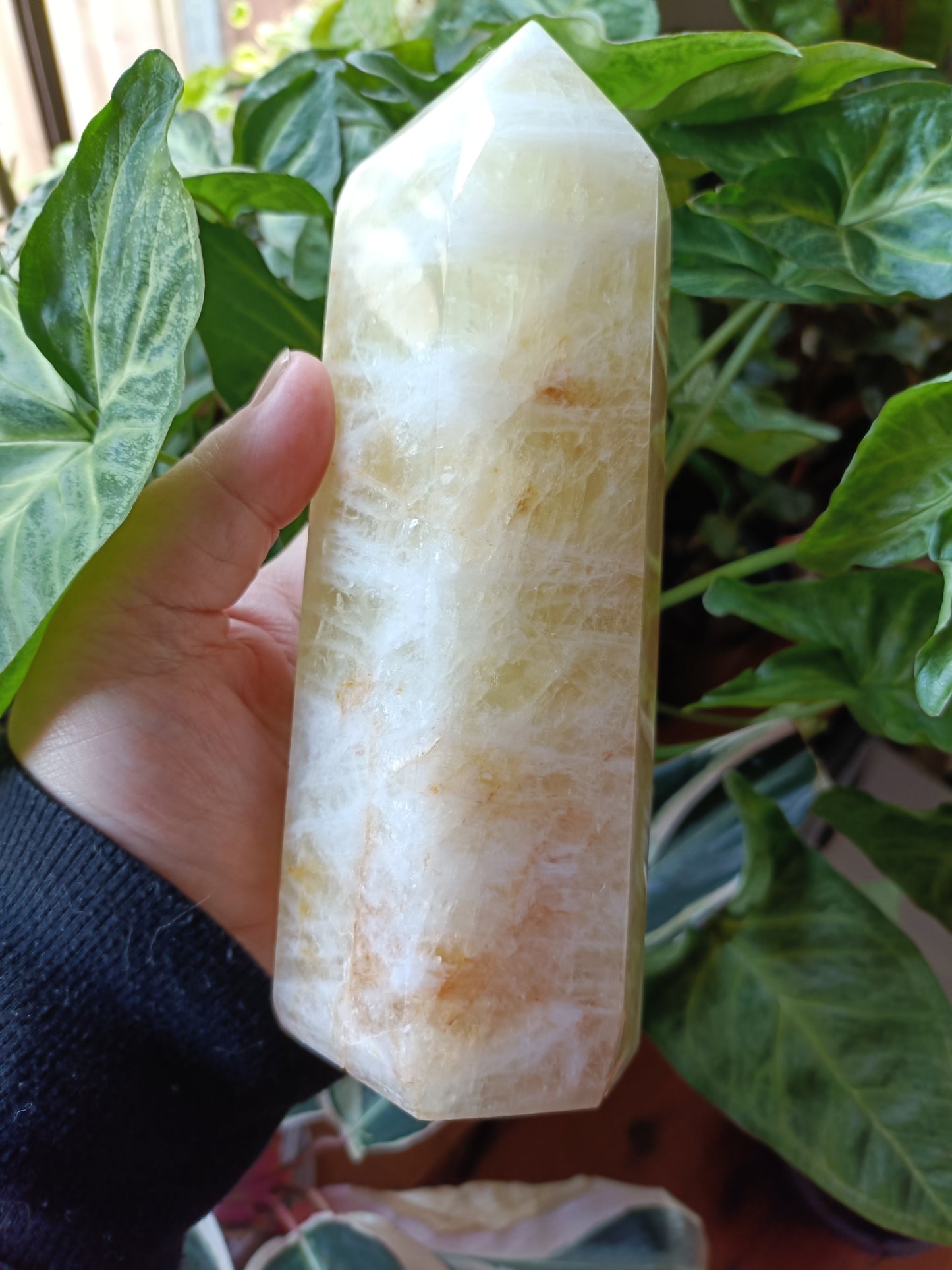 Lemon 'Citrine' Quartz Tower - 1073g