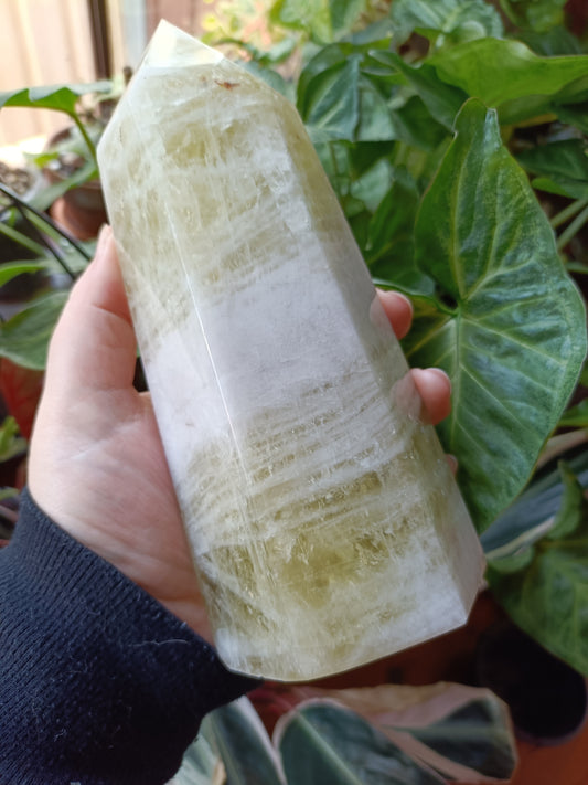 Lemon 'Citrine' Quartz Tower - 1189g