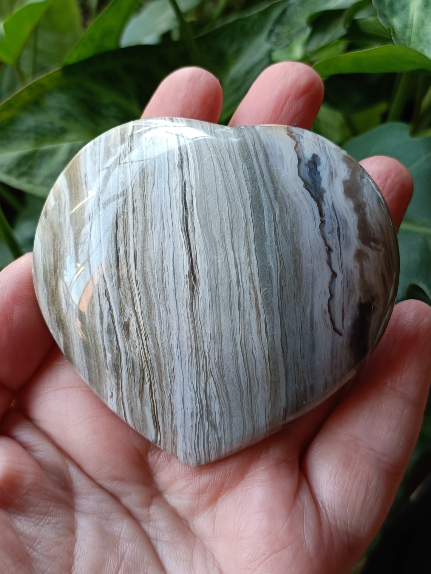 Ocean Jasper Heart - 210g