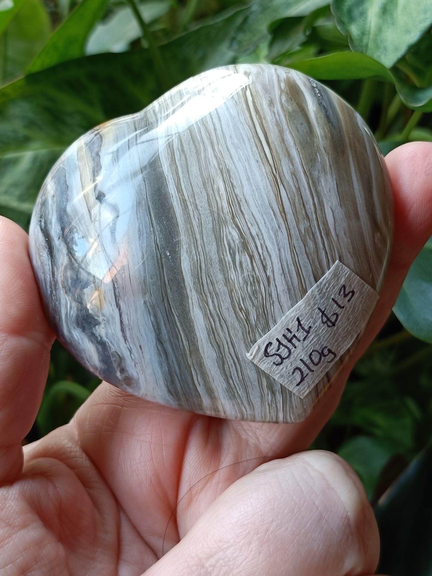 Ocean Jasper Heart - 210g