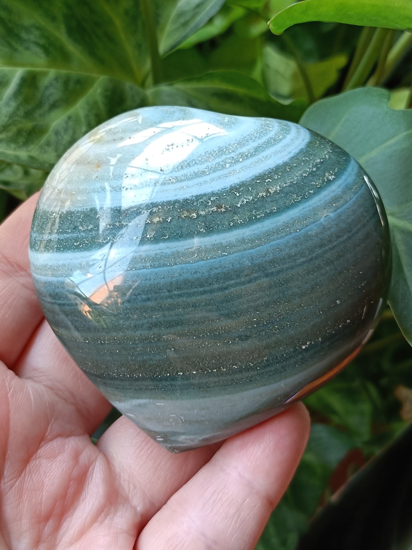 Ocean Jasper Heart - 248g
