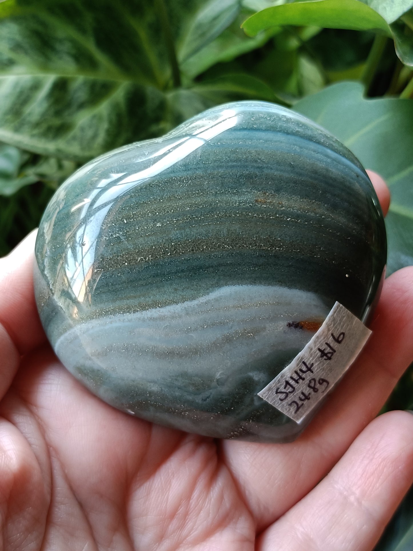 Ocean Jasper Heart - 248g