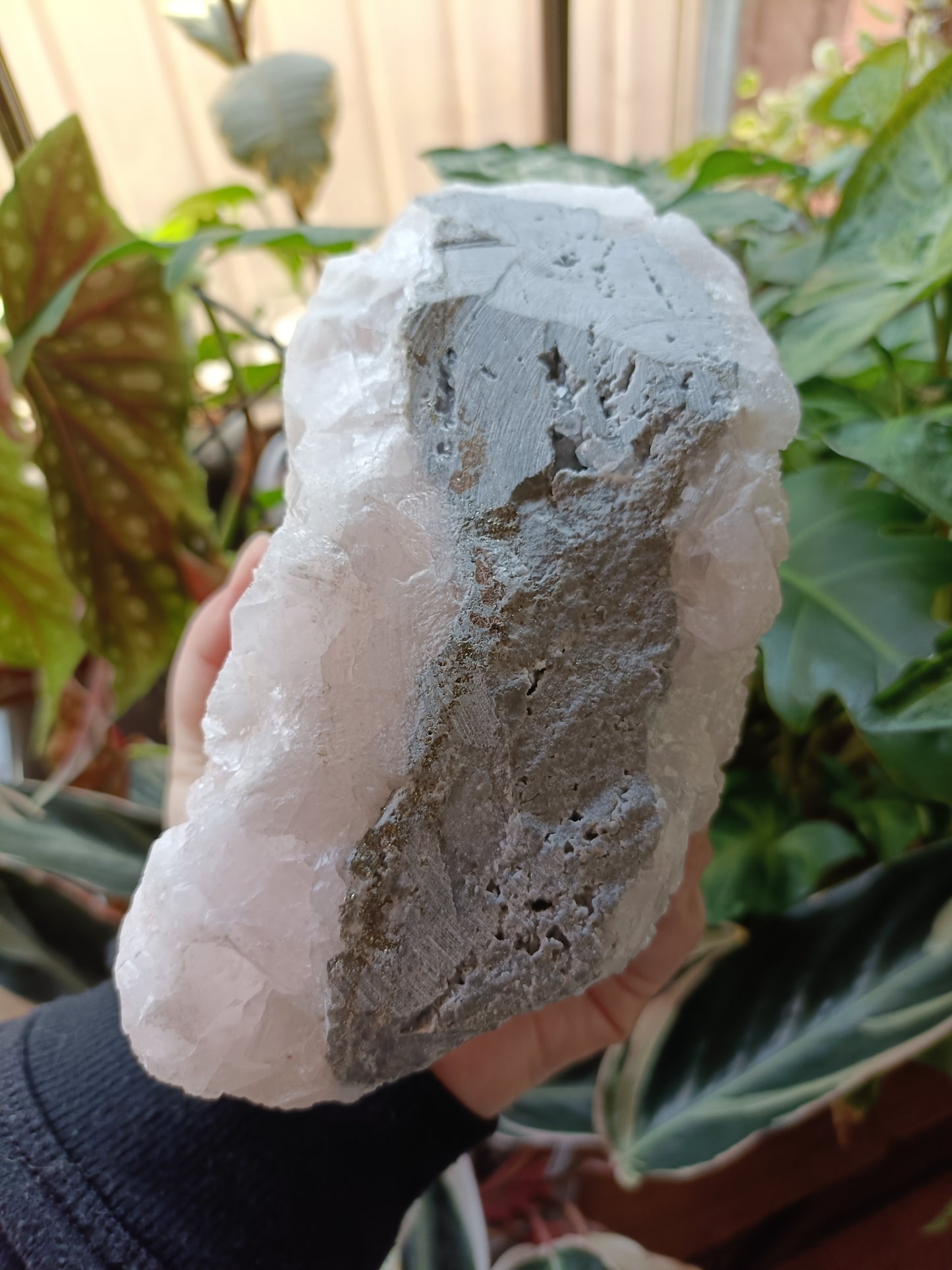 Pink Mangano Calcite Raw Specimen with Custom Stand - 2006g (2.343kg including stand)