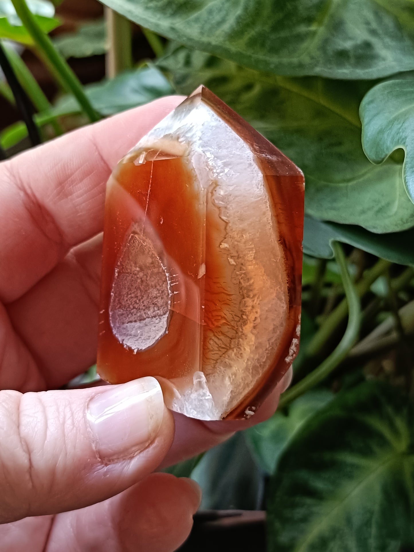 Carnelian Druzy Small Tower - 80g