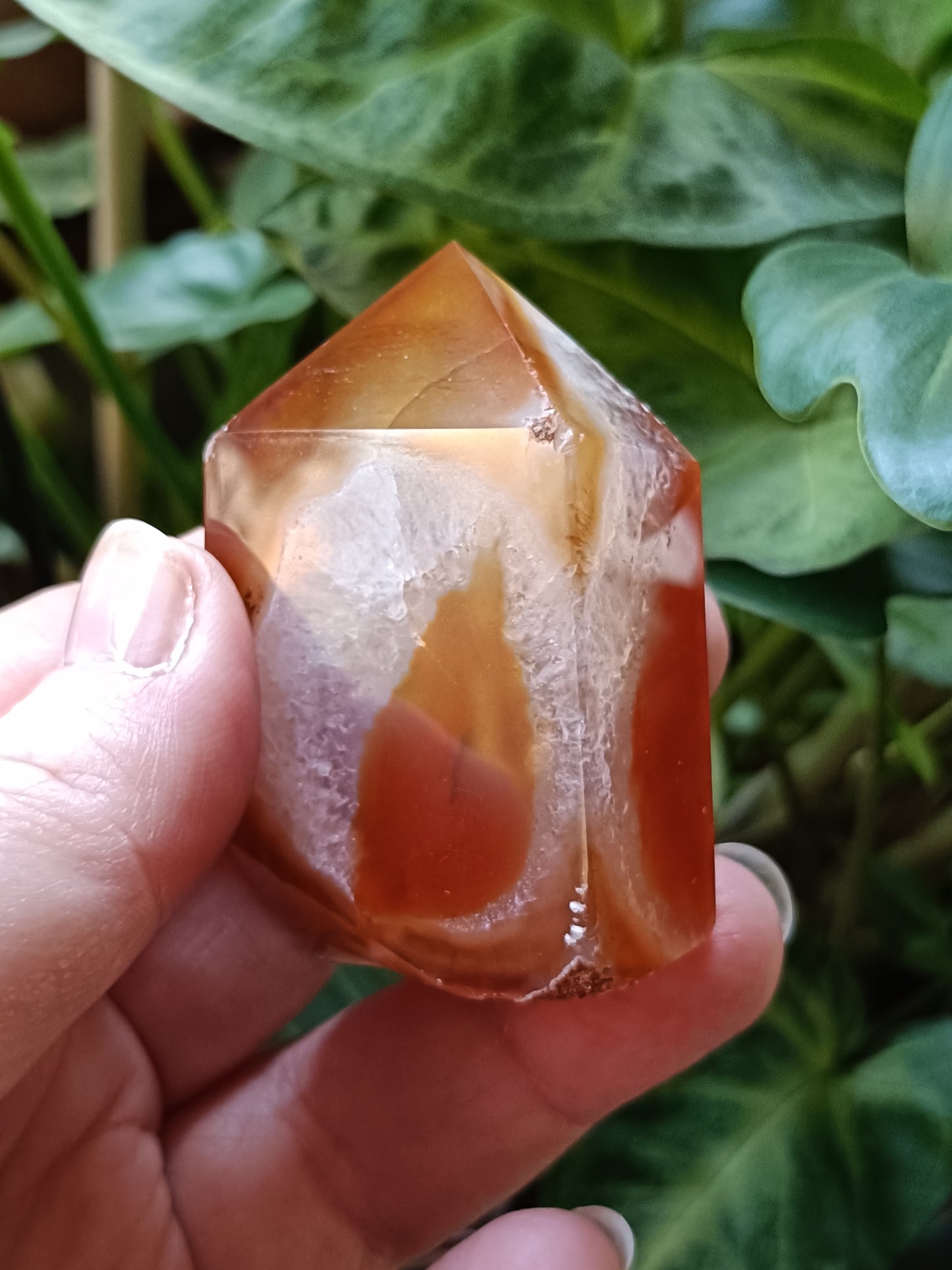 Carnelian Druzy Small Tower - 80g
