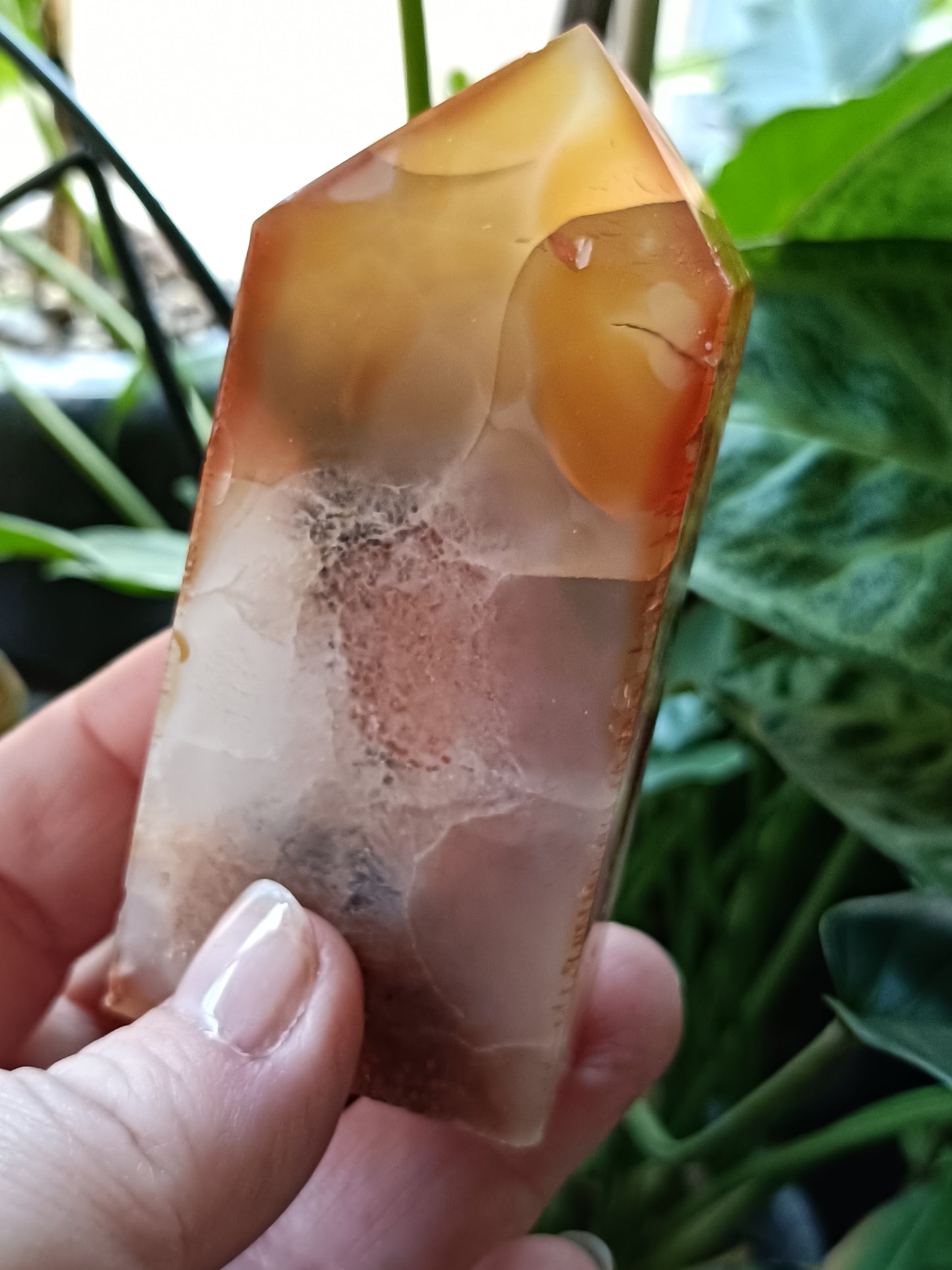 Carnelian Druzy Small Tower - 145g