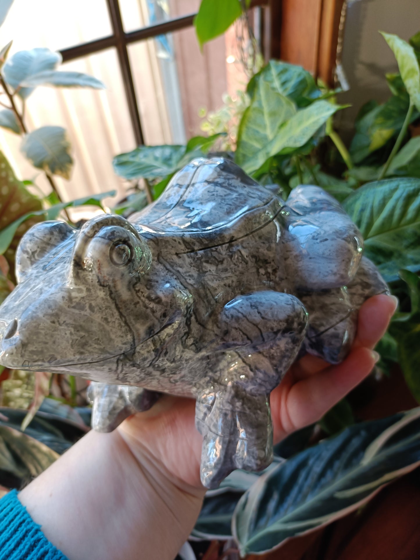 Picasso Jade Smiling Frog - 3.46kg