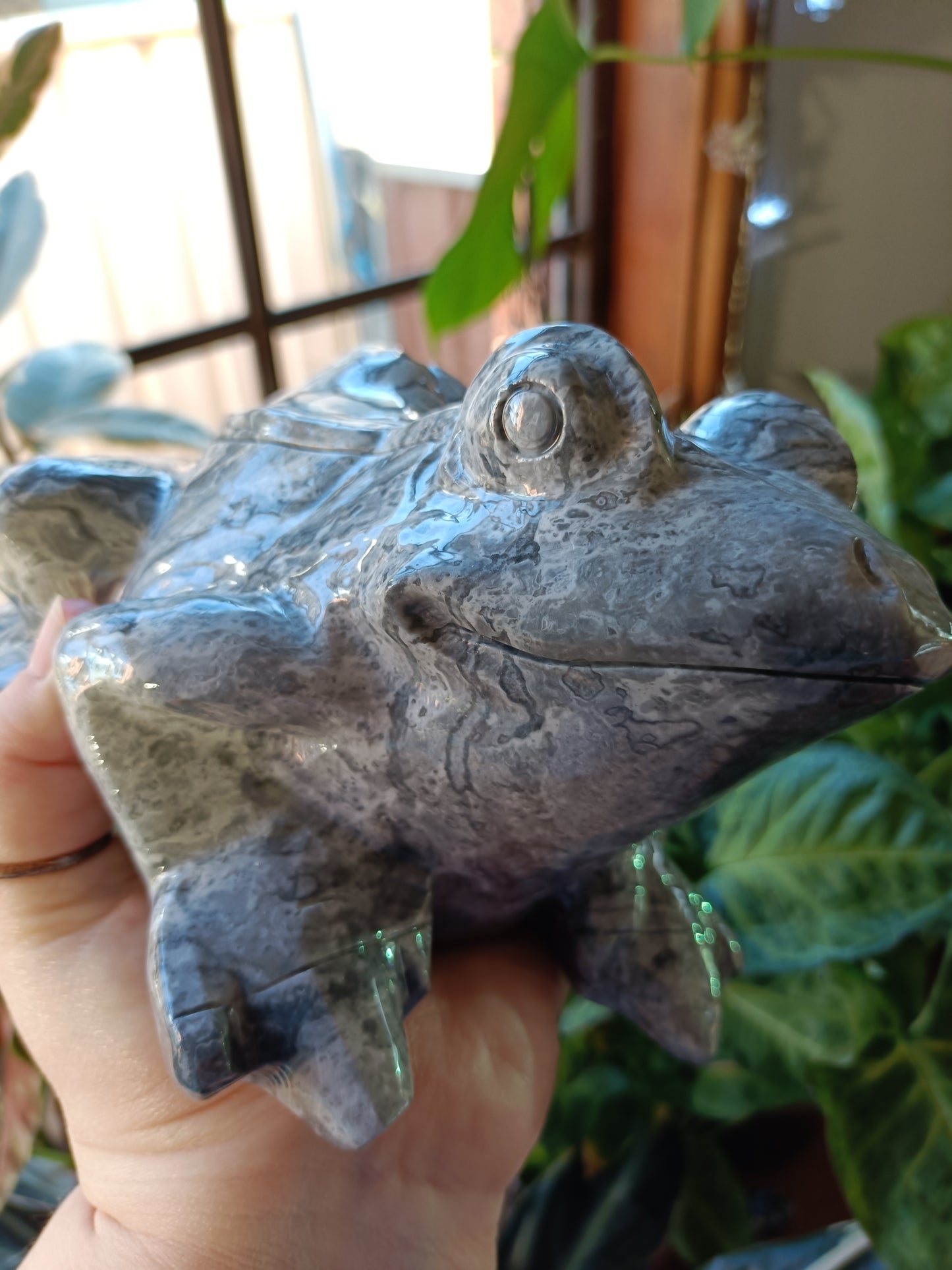 Picasso Jade Smiling Frog - 3.46kg