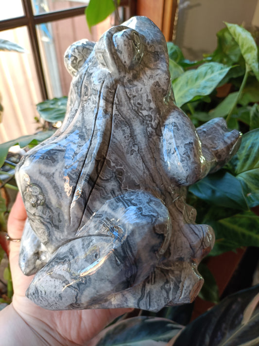 Picasso Jade Smiling Frog - 3.46kg