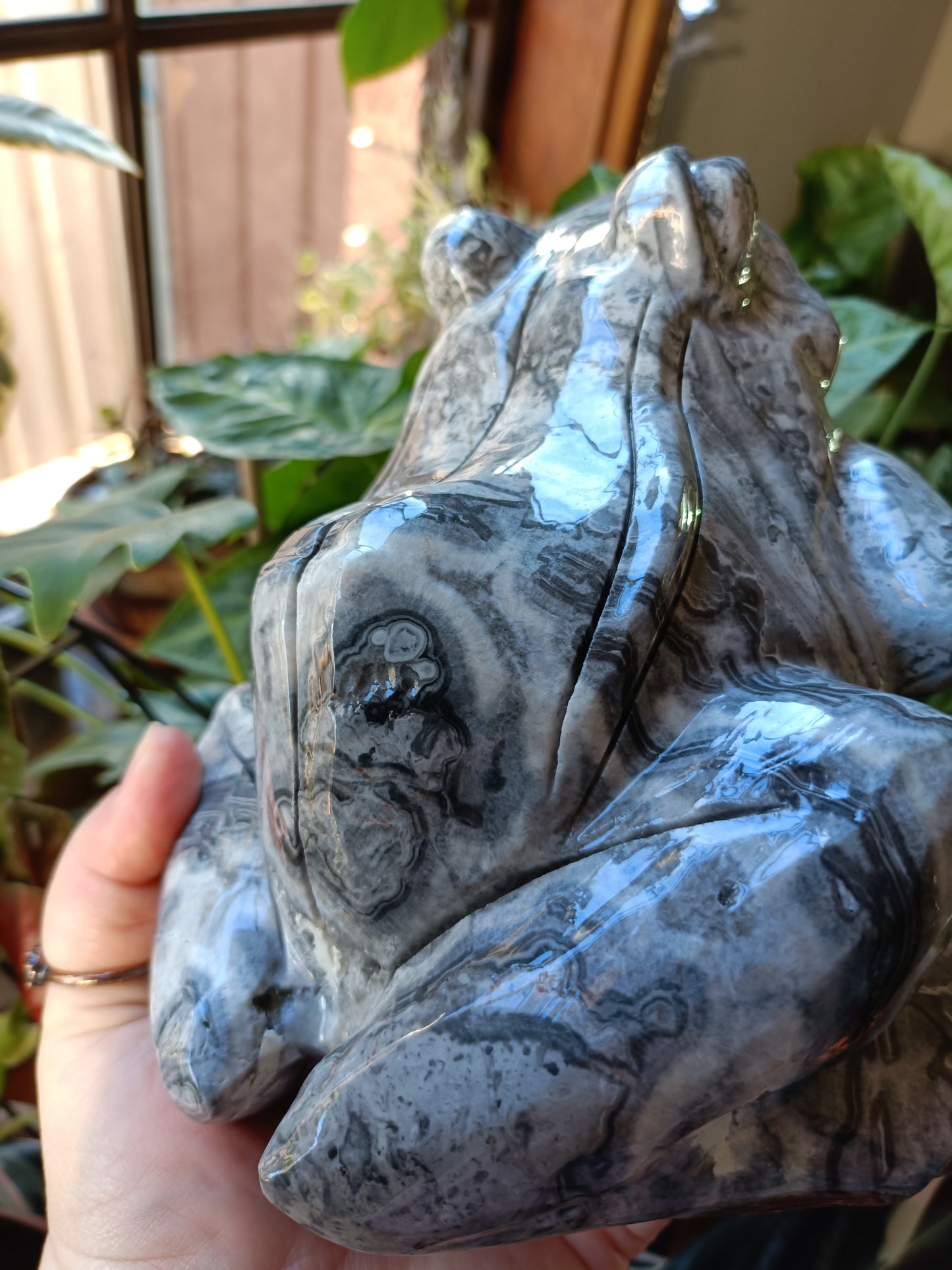 Picasso Jade Smiling Frog - 3.46kg