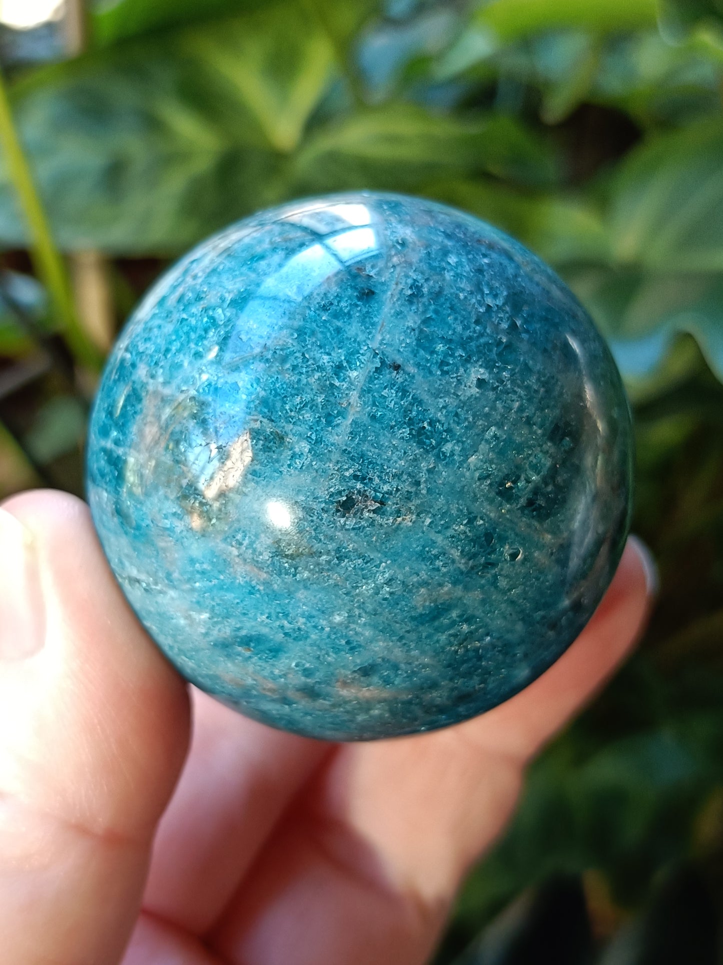 Blue Apatite Sphere - 176g