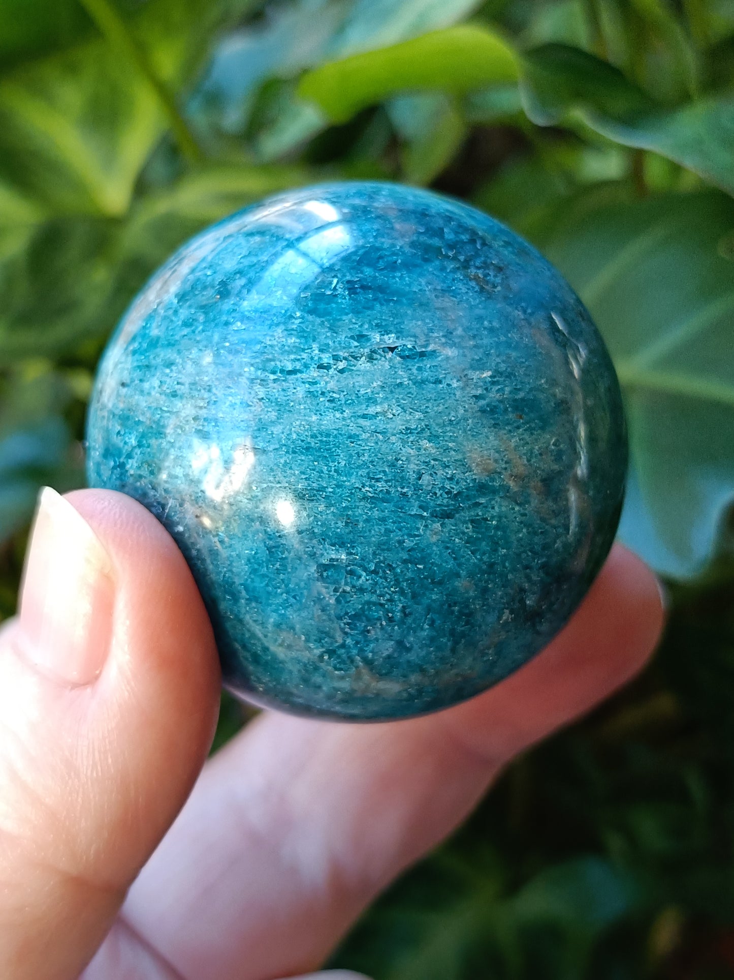 Blue Apatite Sphere - 176g