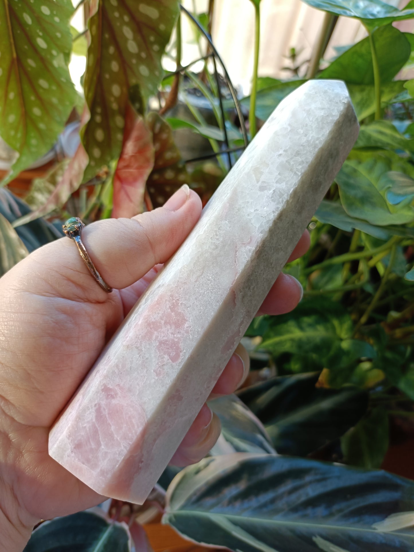 Pink Opal Tower - 409g