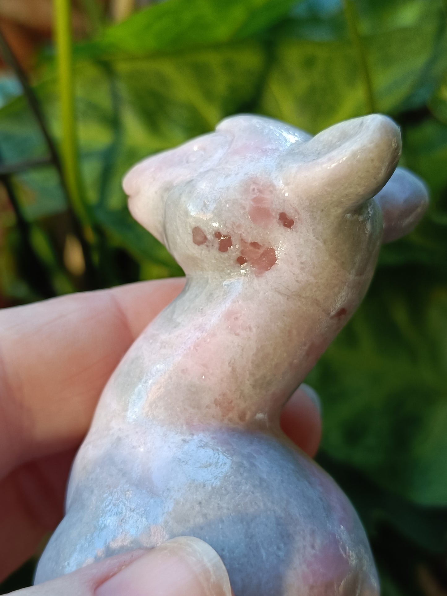 Pink Opal Alpaca Carving - 143g