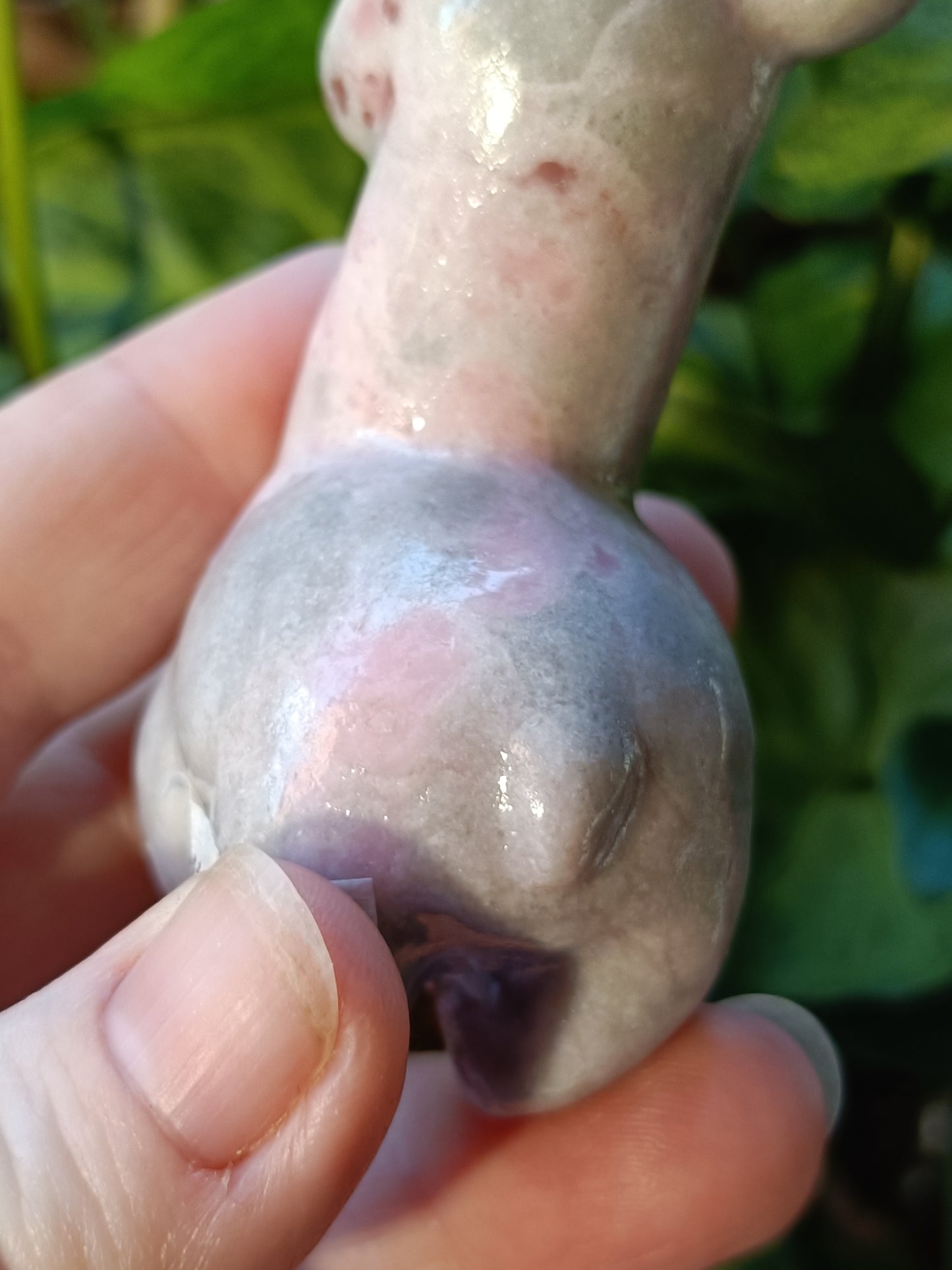 Pink Opal Alpaca Carving - 143g