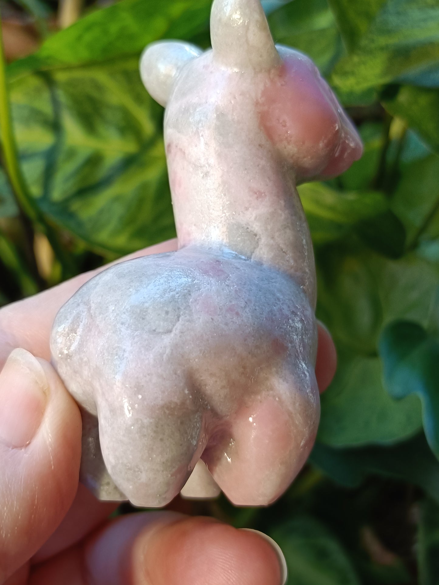 Pink Opal Alpaca Carving - 143g