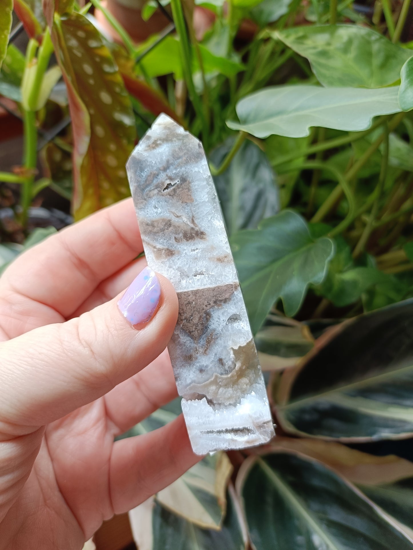 Brecciated Druzy Quartz Chalcedony Small Towers - 87-110g